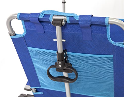 Mac Sports Beach Day Lounger (BD-100) Blue, 1 Size, - Thumbnail 3