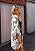 Vintage Women Girls Floral Print Long Loose Kimono Jacket Coat Cardigan Blouses (L, Sunshine)