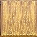 IMAGE 8 Modes Curtain Lights 9.8x6.6 Foot 224 LED String Lights Fairy String Lights for Wedding Party Home Garden Indoor Outdoor Wall Backdrops Decorations Waterproof UL Safety Standard Warm White