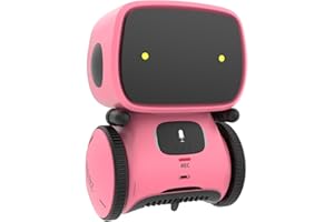 98K Robot Toys for Girls and Boys Rechargeable, Voice and Touch Sensor Robots Interactive Talking Smart Partner and Teacher with Singing, Dancing, Repeating, Toy Gifts for Kids Age 3 and Up