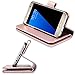 UrbanDrama Case for Galaxy S7, S7 Wallet Case Sparkly Glitter Hand Wristlet Magnetic Snap Closure Folio PU Leather Kickstand Magnetic Cash Card Slot Protective Case for Samsung Galaxy S7, Rose Gold