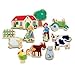 Djeco Wooden Magnet, Farm