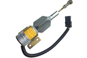 Earlyred 3932529 Fuel Shut Off Solenoid 3932929 SA-4756-12 SA-4891-12 3930658 3935431 SA475612 J932529 Compatible with Cummins Diesel Engine 6BT 4BT 5.9L 12V Solenoid