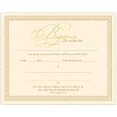Certificate-Baptism (Parchment-8x10) (Package of 6)