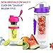 Dajour Fruit Infuser Water Bottle, No BPA Sports Flavor, 27 oz, Pink