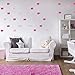KoalaBear Brand Wall Decal Pink Elephants Peel & Stick Removable Wall Sticker For Children Nursery/Bedroom/Playroom, 27 PCS