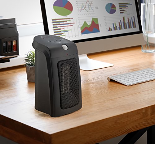 BOVADO USA Personal Ceramic Space Heater with Motion Sensor - Automatic Safety Shut Off - Adjustable, Portable and Lightweight - by Comfort Zone - Thumbnail 3