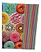 Bundle Back to School Supplies Binders Pocket Folder Composition Elementary Junior High Backpack Middle Sweet Donut 5 piece Pink