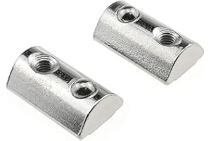 Odinest 4040 Series M4 T Slot Nuts Roll-in Spring Ball Loaded Elastic Nuts 12 Pack Carbon Steel for 4040 Series Aluminum Extrusion Profile Rail with 8mm Slot for 3D Printer