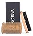 VASLON Beard Brush set for Men Beard & Mustache .Beard Brush and Beard Comb kit for Men Grooming, Styling & Shaping - Handmade Wooden Comb and Natural Boar Bristle.