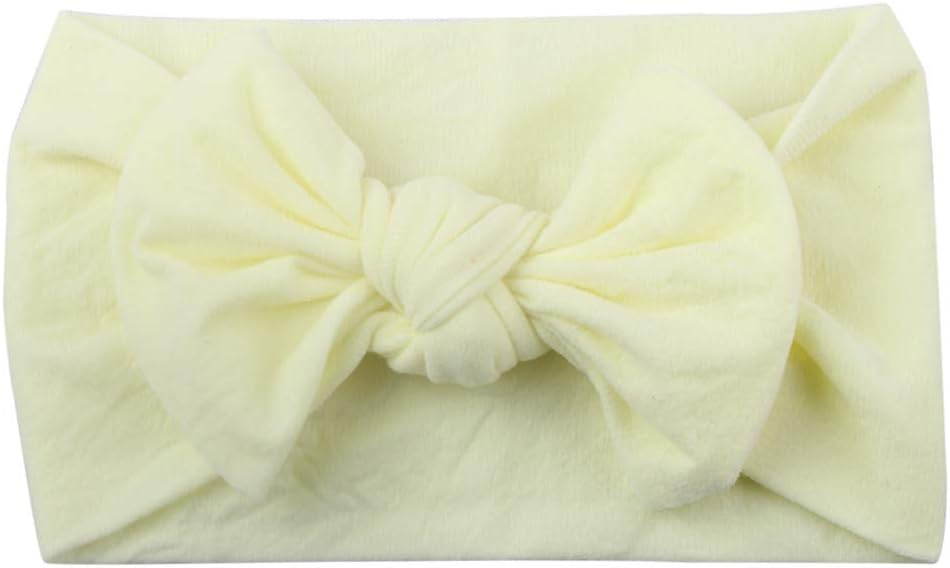 EKIMI Baby Girl Headbands and Bows - Classic Head Wrap Stretchy Hair Bands Hair Accessories - Newborn Infant Toddler Hairbands Photographic Accessories Children Headwear 1Pc