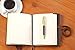Leather Journal Gift Set with Antique Leather Bookmark + Pen, Handmade Writing Notebook 7x5 Inches Unlined Leather Bound Daily Notepad For Men For Women, Luxury Gift Box Diary for all ages