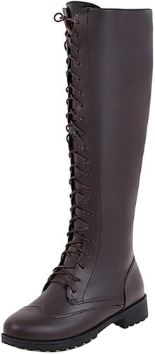 Amazon Cicivini 編み上げ ロングブーツ レディース 白い 黒い Cicivini ブーツ ブーティ