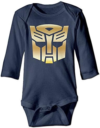 Kids Transformers Autobot Logo Long-sleeve Jumpsuit Navy