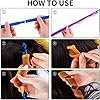18 Pieces Hair Curlers Spiral Curls No Heat Wave Hair Curlers Styling Kit with 2 Pieces Styling Hooks for Most Kinds of…