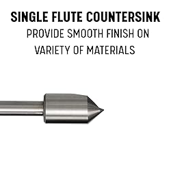 Drill America 7/8"-90 High Speed Steel Single Flute