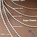925 Sterling Silver 2MM Rope Chain Lobster Claw Clasp 30 Inch