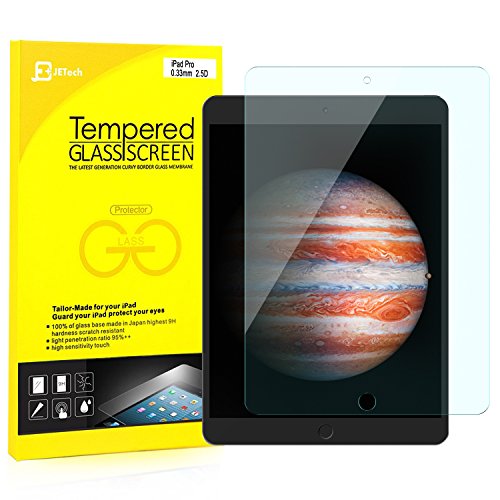 iPad Pro 12.9-inch Screen Protector, JETech Premium Tempered Glass Screen Protector Film for Apple iPad Pro 12.9 2015/2017 Model - 0902