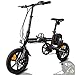 ECOTRIC Portable Electric City Bike Aluminum 14 inch Folding Frame with Detachable 36V/8AH Battery Lithium Battery 250W Motor Suitable for Teen and Adult (Black)thumb 3