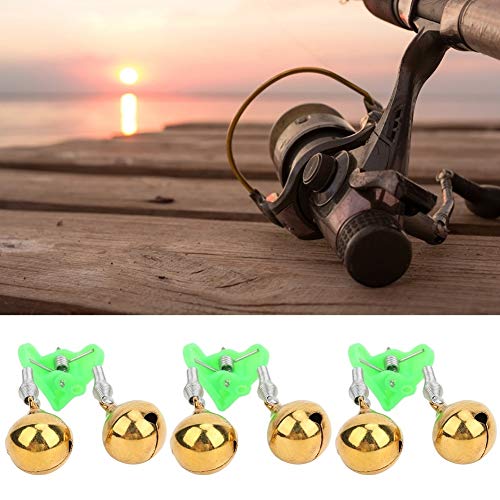 Heitune 5Pcs Bissanzeiger Doppeltes Bell Ring Alerter Angeln Werkzeuge Zubehör for Seerod – Bild 4
