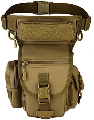 Aseun Multi-function Outdoor Canvas Fishing Bag Waist Bag