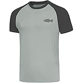 Riverruns UPF 50+ Swim Shirt Fishing Shirt Rash Guard T Shirt Ice-Cool Quick Dry Sports Shirt#1017