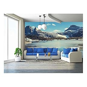 Glacier National Park, Montana. - Removable Wall Mural | Self-Adhesive Large Wallpaper - 66x96 inches