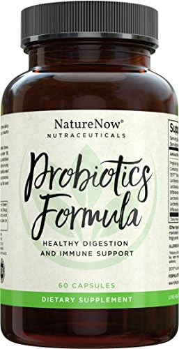 Probiotics Formula By NatureNow Is A Premium Probiotic Supplement Made In The USA For Men And Women For Digestive Health, Immune System Support And Healthy Colon Cleanse
