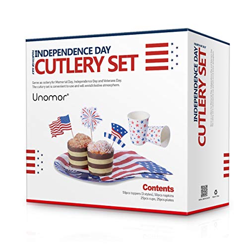 6 Decorations+Disposable+Dinnerware+Supplies+Independence