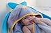 Hooded Baby Towel for Bath & Shower-100% Bamboo Baby Hooded Towel, with Bonus Washcloth for Boy or Girl, Newborn/Toddler | Baby Hooded Towel-Soft, Absorbent & Hypoallergenic for Sensitive Skin