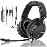 NUBWO N12 Gaming Headset &amp; Xbox one Headset &amp; PS4 Headset,3.5mm Surround Stereo Gaming Headphones with Mic Soft Memory Earmuffs for PC,Laptop,Video Game with Flexible Microphone Volume Control