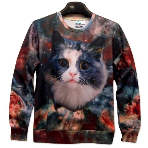 galaxy cat sweater