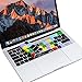 XSKN Ableton Live English Shortcut Silicone Keyboard Skin Cover for 2016 2017 2018 Touch Bar MacBook Pro 13 (A1706 A1989 A2159) & MacBook Pro 15 (A1707 A1990), US EU Layout