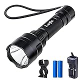 Leyic Aircraft Aluminium Waterproof LED Tactical flashlight/Bike Light for Cycling Camping Hiking Hunting Fishing