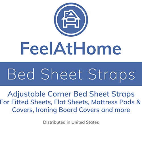 6 PCS+Elastic+Adjustable+Sheet+Holders