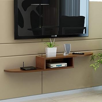 TV Rack Estante de Pared Estante Flotante Mueble de TV Montado en ...