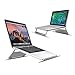 Vogek Foldable and Portable Aluminum Laptop Stand for Macbook Air Macbook Pro and iPad Pro (Silver)