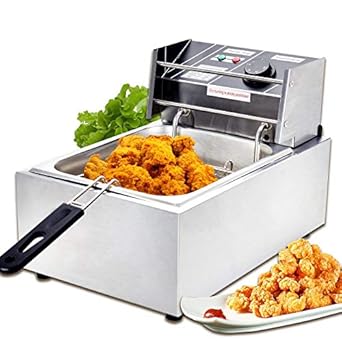Amazon.com: SUNCOO freidora eléctrica de 8 litros, freidora ...