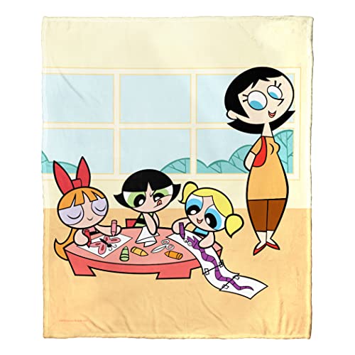 Northwest Powerpuff Girls Silk Touch Throw Blanket, 50" x 60", Classtime Fun
