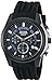Pulsar Men's PT3527 On The Go Analog Display Japanese Quartz Black Watch