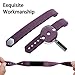 iGK Replacement Bands Compatible for Fitbit Alta and Fitbit Alta HR, Newest Adjustable Sport Strap Smartwatch Fitness Wristbands with Metal Clasp Purple Small
