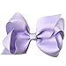 XIMA 25pcs 4inch Grosgrain Ribbon Baby Boutique Hair Bows Clips for Hair Accessories (with clip Mixcolors)