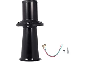 Yosoo 110DB 12V Vintage Old Style Auto Electric Horn Classic Antique Sound OOGA Horn AHH-OOO-GAH AHOOGA OOGA (Black)