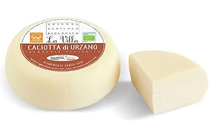 SELECTED BY PARMASHOP Organic Caciotta cheese di Urzano - Mountain Product - Italy - Milk Vacche Rosse/Brune