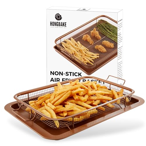HONGBAKE Air Fryer Basket for Oven, 15.6