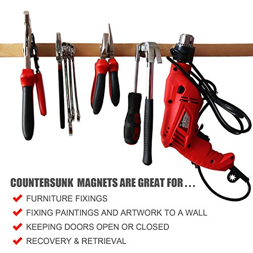 4 DIYMAG+Neodymium+Countersunk+Magnets+Permanent