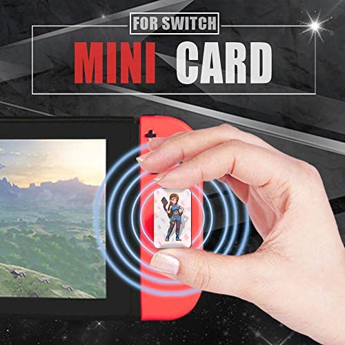 NFC Game Cards for the Legend of Zelda Breath of the Wild for Switch/Wii U - 22Pcs Mini Cards with Crystal Case
