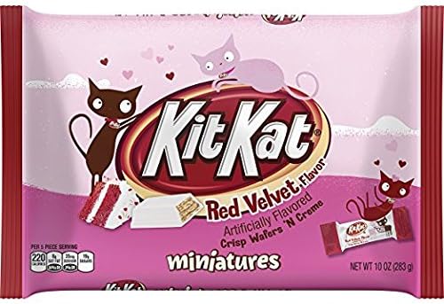 Kit Kat Cream Red Velvet Flavored Miniatures Candy, 10 Ounce (Pack of 3)