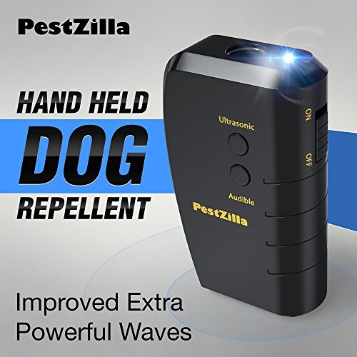 PestZillaÃ¢Â„Â¢ Dog Repellent and Trainer + LED Flashlight / Handheld Ultrasonic Dog Deterrent and Bark Stopper + Dog Trainer Device by PestZilla - Thumbnail 4