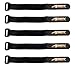 Apex RC Products 5 Pack 20mm x 200mm HD Rubberized Battery Straps Non-Slip 3030